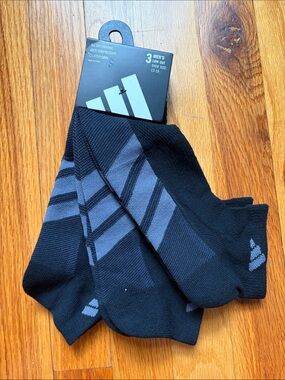 Adidas Low Cut Socks 3-Pair Big & Tall Men’s XXL 12-15 NWT